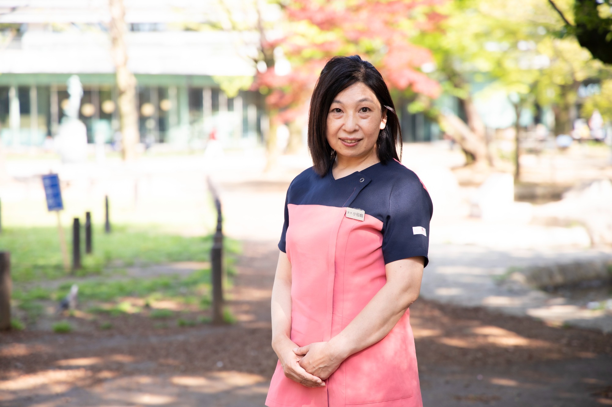 写真：大山院　受付・事務　小田島 広子